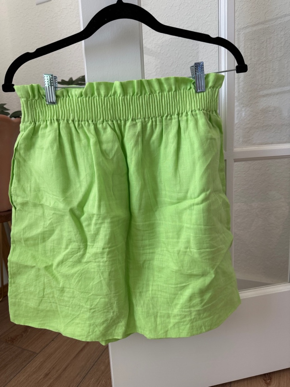 J. Crew Neon Lime Mini Skirt